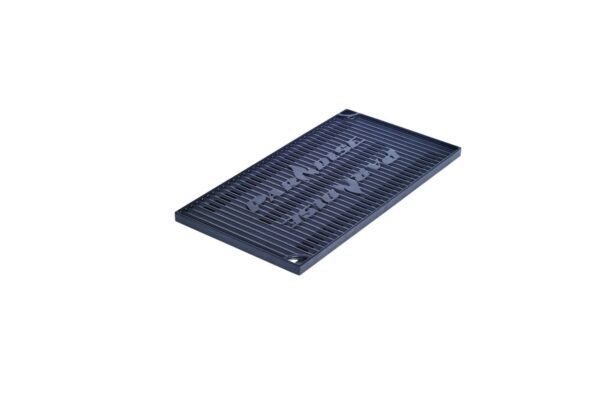 A black grate from ESL-24 Electric Grill, isolated on a white background.