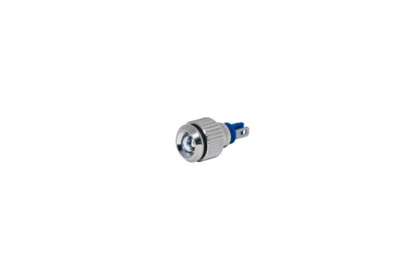 A Blue Knob Light Bulb for GSL – 32 Professional Grill on a white background.