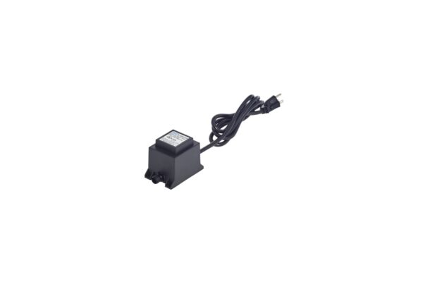 A black electric GSL – 32 Professional Grill Power Supply with a cable and plug, isolated on a white background.