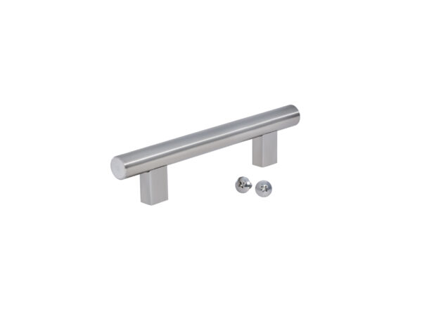 A Handle for a Trash Drawer or Double Drawer depicted against a white background, accompanied by two screws for installation.