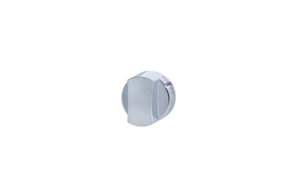 A grill knob, positioned on a white background.