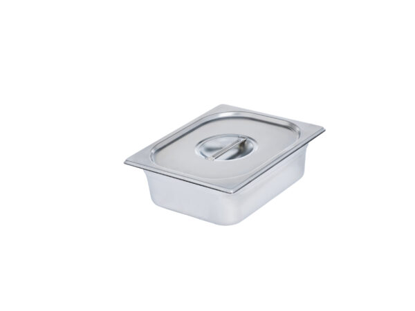 A Warming Drawer Large Tray with a fitted lid, isolated on a white background.
