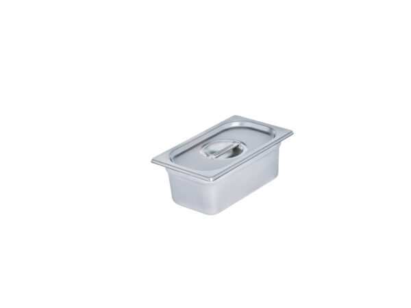A Warming Drawer Small Tray with a fitted lid, isolated on a white background.