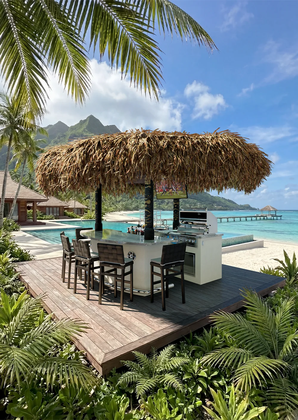 Tahiti outdoor kitchen