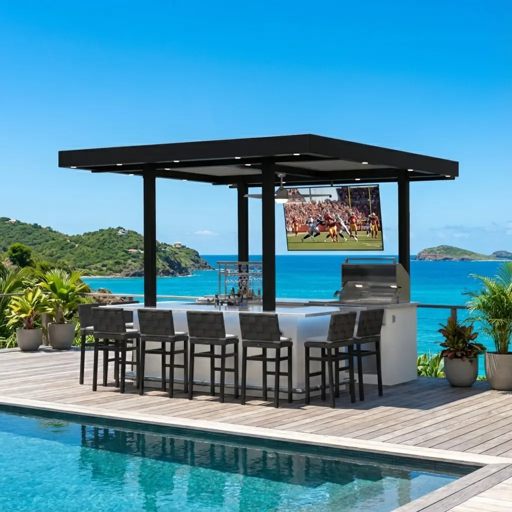 St. Barth Outdoor Kitchen Island