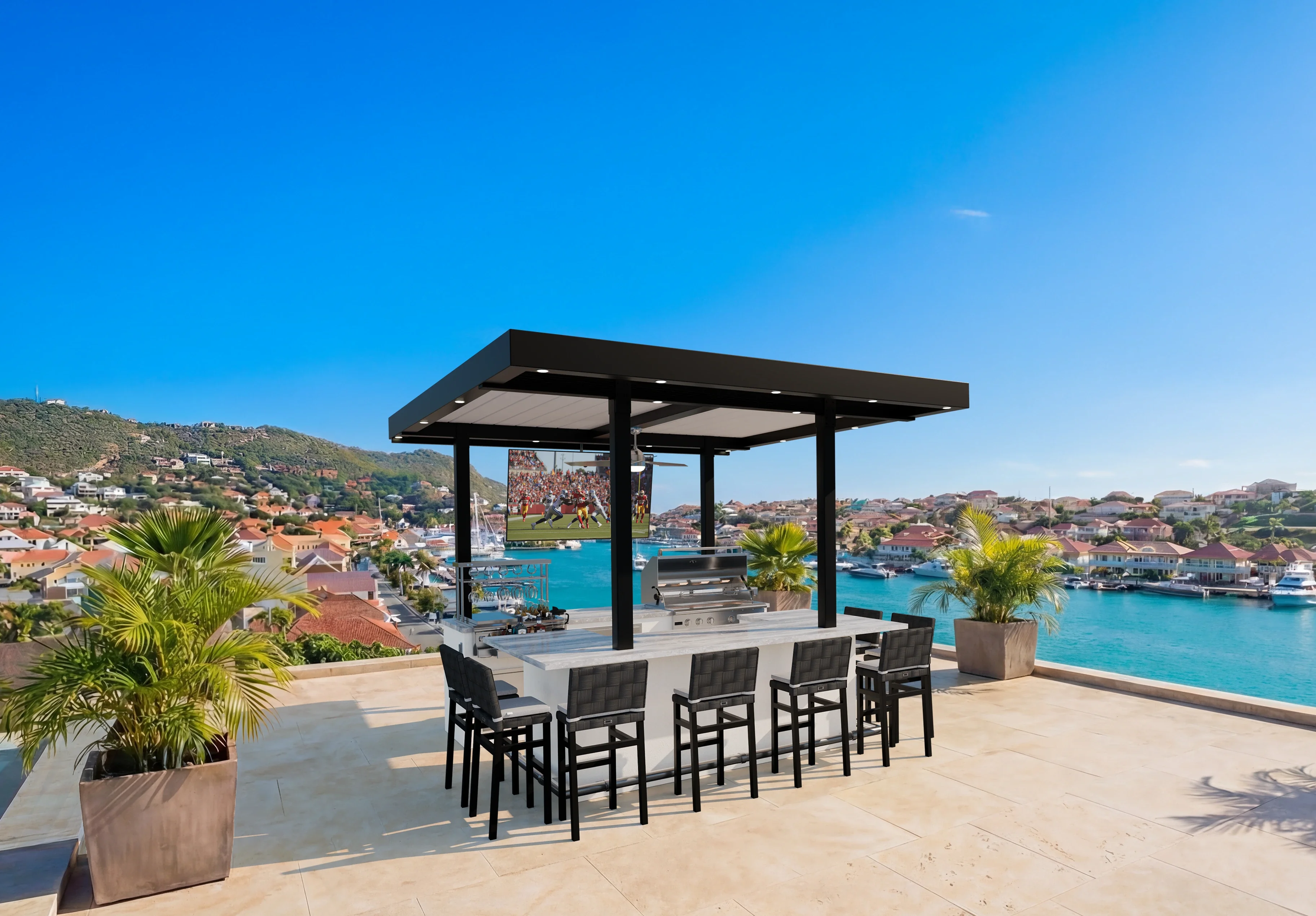 St. Barth Outdoor Kitchen